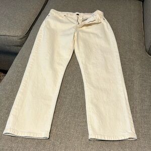 Loft ivory jeans - with tags